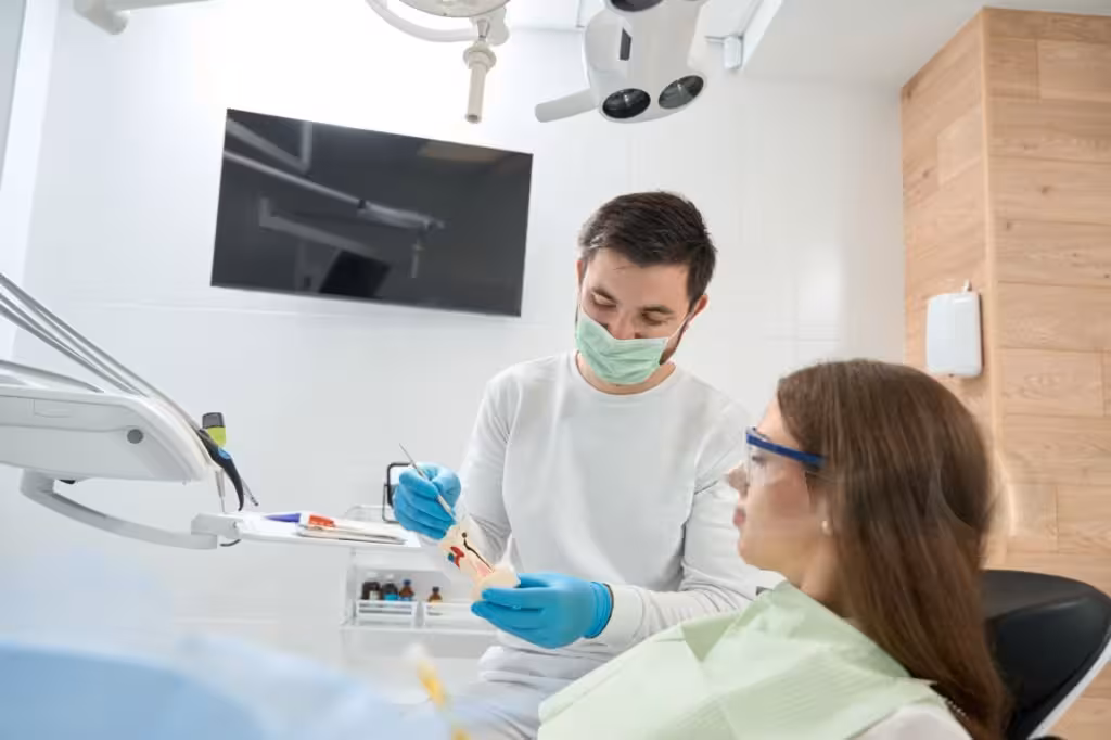 Dental checkup at Smiling Molar Dental in Plainfield, NJ